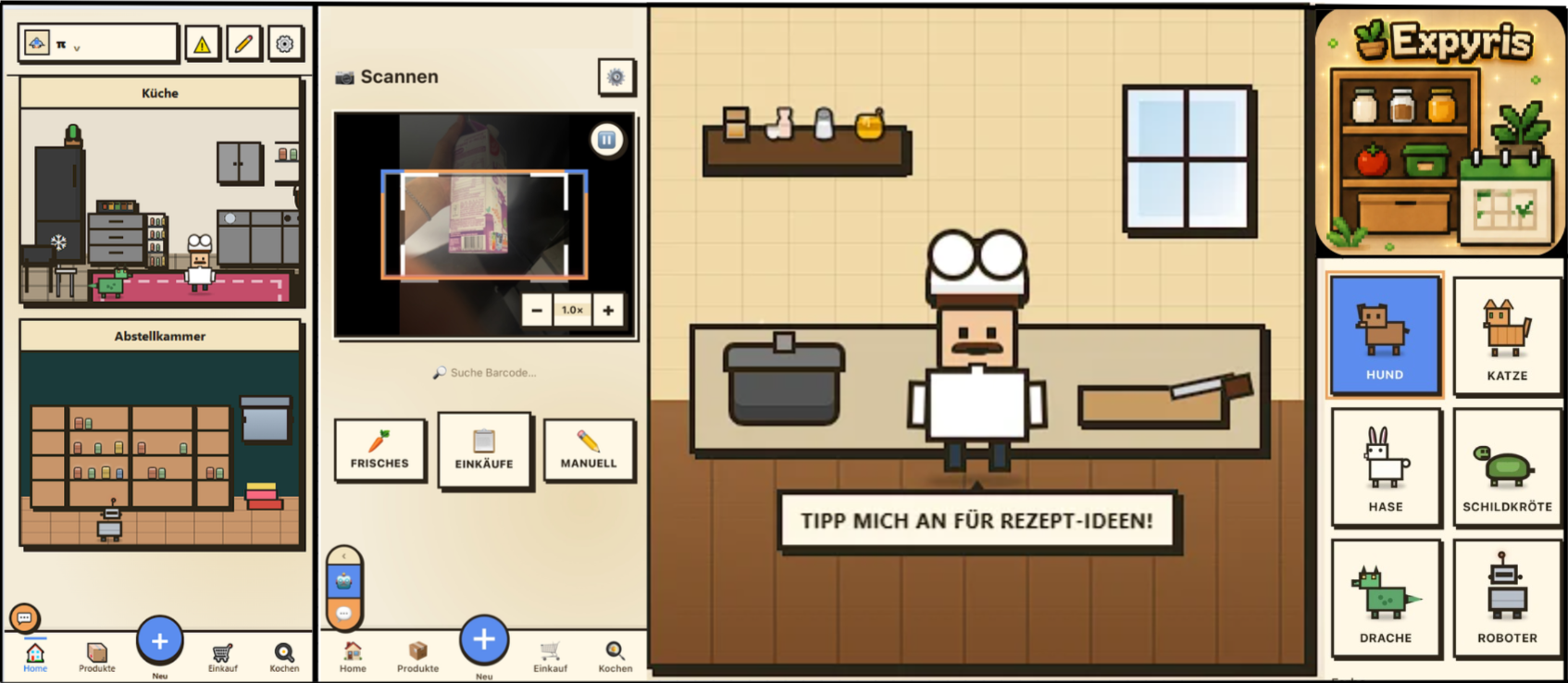 App-Screenshot Expyris